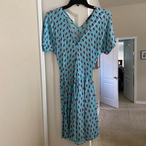 Zara lips/kisses short dress